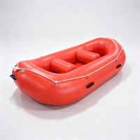 Bateau de pêche compact 2026 de 3 m en PVC, nouveau design, résistant à l'usure et aux UV, avec plancher renforcé, idéal pour les eaux peu profondes