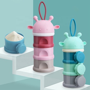 Offres Spéciales sans BPA 3 couches indépendantes PP <span class=keywords><strong>lait</strong></span> en poudre boîte bébé Portable détachable grande capacité Snack <span class=keywords><strong>lait</strong></span> en poudre boîte - Product Image 2