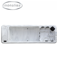 Grande piscine structurelle, spa de natation, baignoire, conteneur, piscine en fibre de verre sans fin