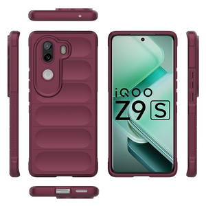 เคสกันกระแทกสี่มุมเคสซิลิโคนเหลวสำหรับ VIVO IQOO Z9S 5G - Product Image 1