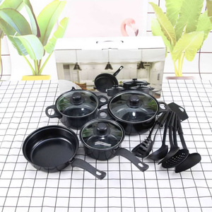 Nhà Bếp Mặc Hạnh Phúc Đầu Bếp Câu Lạc Bộ Nồi Đặt Đồ Nấu Nướng Đặt Chảo Nấu Ăn Đồ Dùng Nồi Đồ Nấu Nướng Đặt Đồ Chơi Cho Nấu Ăn - Product Image 4