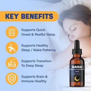 Tiefschlaf-Verstärker Private Label Entspannungs-Schlaf-Flüssigkeit Schlafhilfe-Tropfen mit GABA & Melatonin für Erwachsene - Product Image 4