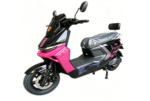 Motocicleta Eléctrica Urbana de 1200W, 60V, 3 Velocidades Ajustables, 60km de Autonomía, Carga Pesada de 200kg, <span class=keywords><strong>Llantas</strong></span> de 12'', Freno de Disco Doble, Pintura PU, E-<span class=keywords><strong>moto</strong></span> - Product Image 5