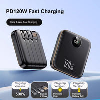 Batterie au lithium polymère de 10000 mAh, bloc d'alimentation portable, affichage LED, entrée USB Type C et Micro USB, charge rapide 22,5 W, universel