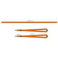 Lanière porte-outils en polyester à sublimation couleur intégrale 3/4 po avec boucle en plastique à dégagement rapide et mousqueton de sécurité – Porte-cartes de visite promotionnel