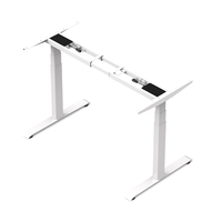Bureau électrique intelligent QIANBEI avec double moteur, design moderne, fonction assis-debout, NOUVEAU cadre de bureau réglable pour ordinateur