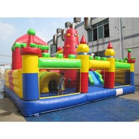 Trampoline gonflable en PVC ISPORT IST0925 pour usage commercial en extérieur avec souffleur