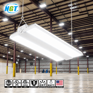 Stock USA Warehouse Panel <b>Lights</b> 90W-400W 3CCT&3WATT 2ft/4ft Canopy Shop <b>Garage</b> Linear High Bay Workshop Lamp - Product Image 1