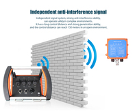 Control Remoto Inalámbrico Industrial para Grúa Hidráulica, Telegrúa, Joystick, Resistente al Agua IP65