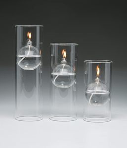 Décorations de table Bougeoir en verre teinté à cylindre en borosilicate <span class=keywords><strong>Lampe</strong></span> à <span class=keywords><strong>huile</strong></span> - Product Image 5