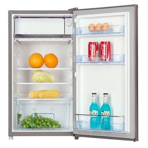 Mini refrigerador <span class=keywords><strong>de</strong></span> una sola puerta pequeño <span class=keywords><strong>de</strong></span> poco ruido <span class=keywords><strong>de</strong></span> una puerta con logotipo personalizado para la habitación <span class=keywords><strong>de</strong></span> los clientes <span class=keywords><strong>de</strong></span> la marca - Product Image 1