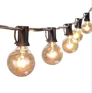 Addlon Đèn Dây Ngoài Trời 10M Bóng Đèn Cổ Điển Edison Sợi Dây Chịu Được Thời Tiết Thương Mại 15 Lỗ Treo, Đèn Quán Cà Phê