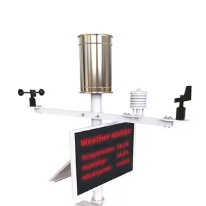 stable communication solar weather station smart weather station with variety of probes provides cloud platform