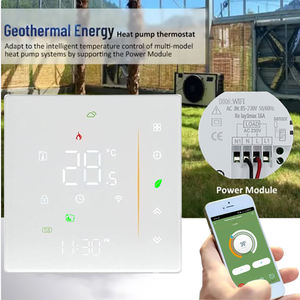 Умный Wi-Fi термостат, совместимый с приложением Smart Life, для электрических, водяных и газовых котлов, для теплого пола, бытовая электроника - Product Image 4