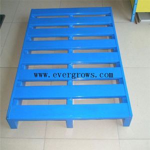 2 vías carretilla elevadora entrada metal apilamiento plataforma de acero para uso de la logística - Product Image 2