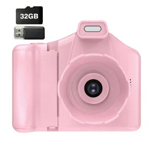 저렴한 가격 1080P HD 캠코더 디지털 아이 카메라 귀여운 유니콘 장난감 어린이 카메라 장난감 어린이 셀카 유아 어린이 카메라