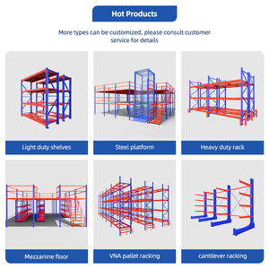 Heavy Duty Pin kệ kho Heavy Duty <span class=keywords><strong>Stackable</strong></span> <span class=keywords><strong>Pallet</strong></span> Giá gác lửng tầng giá cho kho lưu trữ - Product Image 6