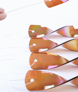 Pratik kuş güvercin sivri öcü yansıtıcı akrilik Spiral şekli kuş kovucu sopa ağacı asmak için kuşlar uzakta korkuyor - Product Image 5