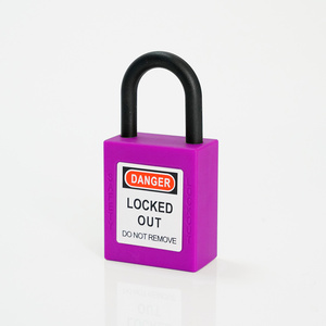 25mm 나일론 LOTO 잠금 패드락, 내구성, 절연 기능, 소형 전기 장치 및 경공업 절연 보호용 - Product Image 2