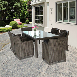 Mejor Patio Jardín Pe Rattan Mesa Color Muebles opcionales China Made Muebles de jardín - Product Image 3