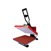Presse à chaud plate haute pression 15*15 pouces 38x38 pour impression sur t-shirts en jersey et t-shirts colorés