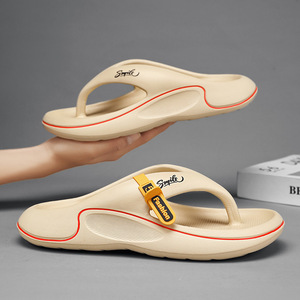 Erkek terliği rahat yaz açık plaj sandaletleri kaymaz koku dayanıklı Flip-flop platformu tarzı ayak sonrası tasarım - Product Image 3