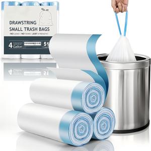 HuamaohengchunTear-Free LeakproofSmallTrash BagsUnscented <b>Small</b> Garbage Bags i Wastebasket can Liners forBathroom Bedroom Office - Product Image 1