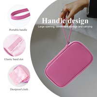Sac de rangement pour pinceaux de maquillage en cuir personnalisé avec logo pour femmes, fermeture éclair, sac de voyage personnalisé, organisateur de pinceaux de maquillage en PU