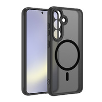 Funda para Teléfono Móvil A57/S26/S25EDGE, Transparente, con Sensación de Piel, Magnética, Tridimensional, Moderna y Resistente a Caídas