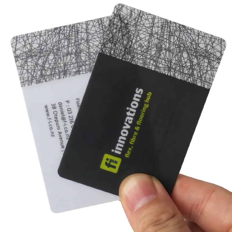 Papel de tarjeta de PVC transparente, Original, NFC, brillo grueso, impresión comercial