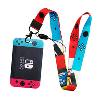 Porte-cartes étudiant pour carte repas, protection d'identité style Instagram, carte de campus, design transparent mignon, version couple, porte-clés, carte de bus