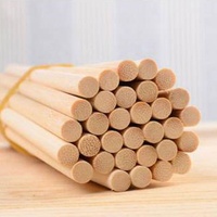 Palitos Redondos de Bambú para Helados, Palitos Naturales para Manualidades, Proyectos Escolares y Uso en la Cocina, Grado Alimenticio