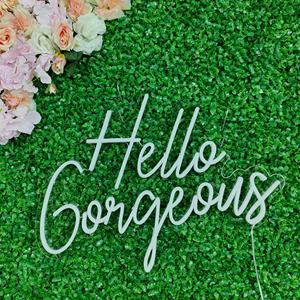 Letrero de Neón LED Flexible Koncept Drop Shipping, Letrero de Neón con Letras de 64 cm, Letrero de Neón 'Hello Gorgeous' para Bodas, Fiestas, Eventos en Casa - Product Image 3