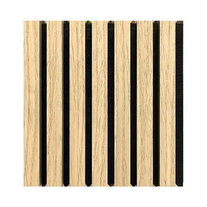 Customized Size High Quality Acoustic Sound-absorbing Grille Plate Wall Panels MDF For Studio