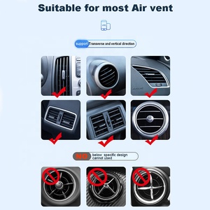 <span class=keywords><strong>Support</strong></span> de téléphone portable de voiture, grille d'aération, <span class=keywords><strong>support</strong></span> de téléphone portable de voiture, Induction intelligente, boîte personnalisée noire, Logo universel, <span class=keywords><strong>support</strong></span> de téléphone portable de voiture - Product Image 3