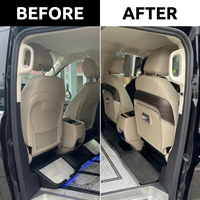Table pliante pour siège arrière de voiture Mercedes Vito, table de genoux pliable, petite table portable