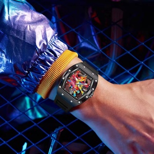 Relojes de Pulsera para Hombre al por Mayor, Esqueleto, de Lujo, Cuarzo, Cronógrafo, Resistentes al Agua, Luminosos y a la Moda - Product Image 2