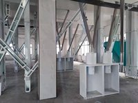 Ligne de décorticage de riz mini entièrement automatique de 50 TPD, haute précision, avec moteur de contrôle central intelligent PLC pour les entreprises agroalimentaires de Malaisie