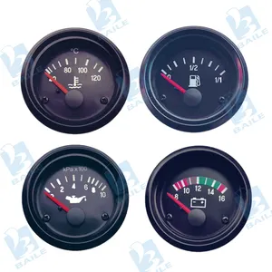 9-13V Digital Mechanical Running Hour Meter Gauge 52mm Diesel Engine Parts