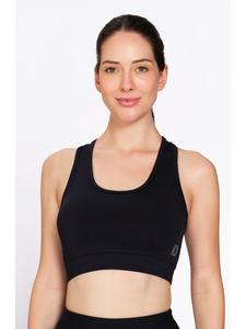 Soutien-gorge de sport sans couture Munns & Mars pour femme, noir, imprimé Cobra, en polyester, couvrance intégrale avec coussinets amovibles et anti-déplacement - Product Image 6