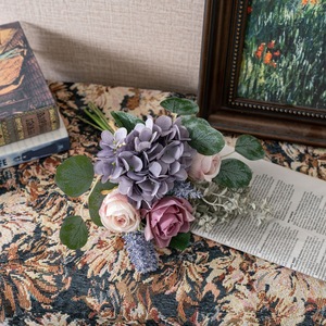 CallaFloral Ramo de Hortensias y Rosas Artificiales para Decoración de Bodas y Hogar CF02032 - Product Image 1