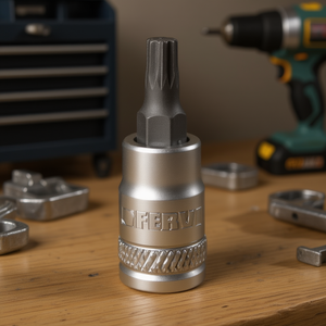 Douille Fervi avec insert XZN, adaptateur de tournevis Torx 1/4 pouce pour outils électriques - Product Image 3