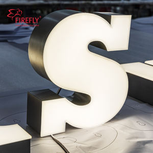 Enseigne lumineuse extérieure personnalisée en lettres 3D en acrylique avec éclairage frontal LED, résistante à l'eau, pour devanture de magasin - Product Image 3