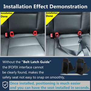 Outil d'alignement universel pour siège auto enfant, multicolore, guide de fente d'interface ISOFIX pour siège auto - Product Image 6