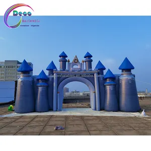 High Quality Custom Blow Up Archway Bule Inflatable Castle Arch