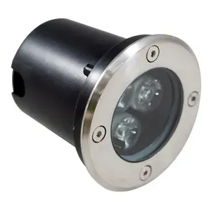 RGB multicolore 3W LED luce da pavimento con telecomando da giardino luci - Product Image 6