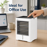 Ventilateur de climatisation portable mini pour bureau, ventilateur de refroidissement à eau USB avec commande tactile intelligente pour le bureau et la maison