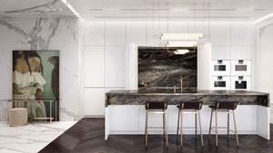 Gabinetes de Cocina de Diseño 3D/4D en Madera de Alta Calidad Importados Directamente de Fábrica en China - Product Image 4