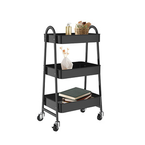 Carrito Móvil Multifuncional al por Mayor, Estante de Almacenamiento de Aperitivos de Varias Capas para Sala de Estar y Cocina - Product Image 3
