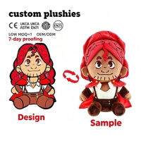 Peluche Anime Personnalisée Unique – Jouets en Peluche Doux de Haute Qualité Personnalisables avec Tenues Amovibles